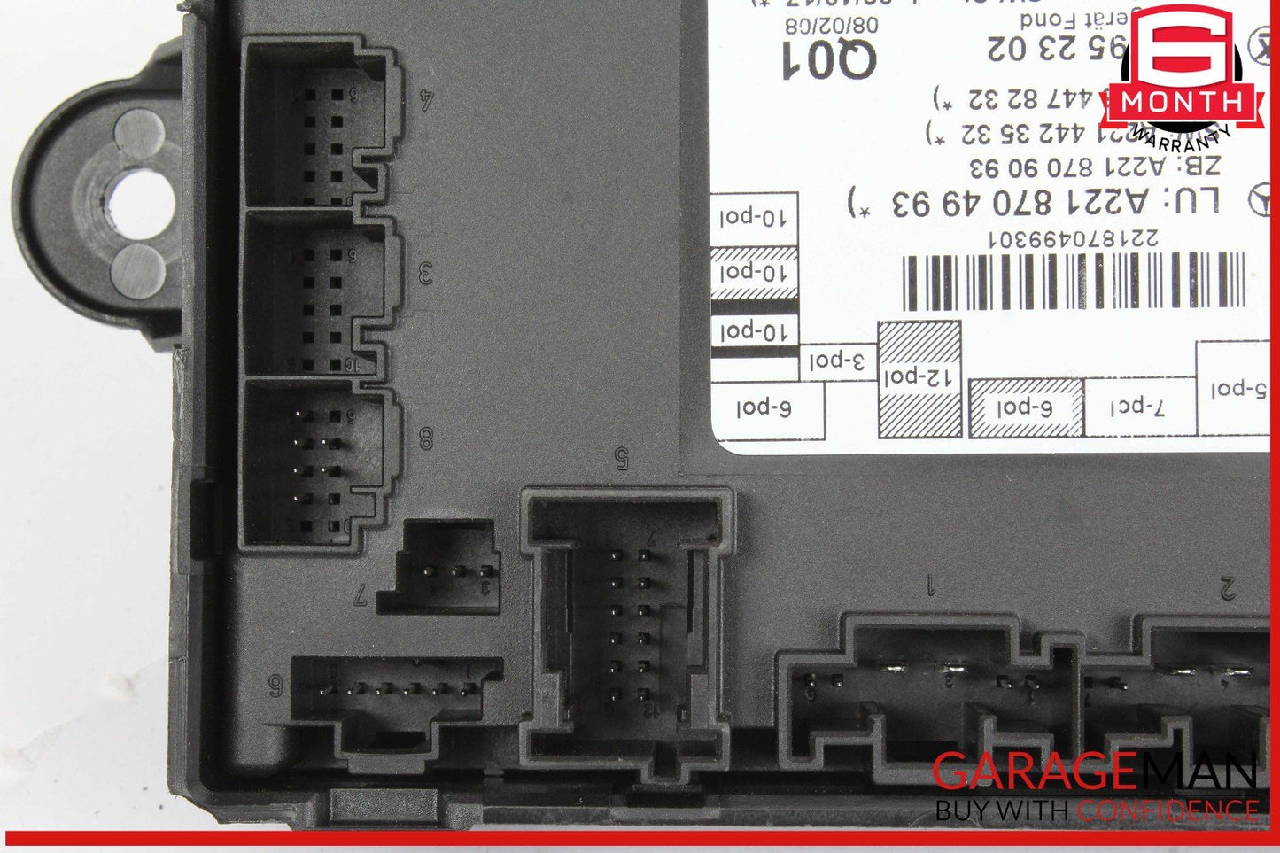 07-13 Mercedes W221 S550 S63 AMG Rear Left or Right Door Control Module Unit OEM