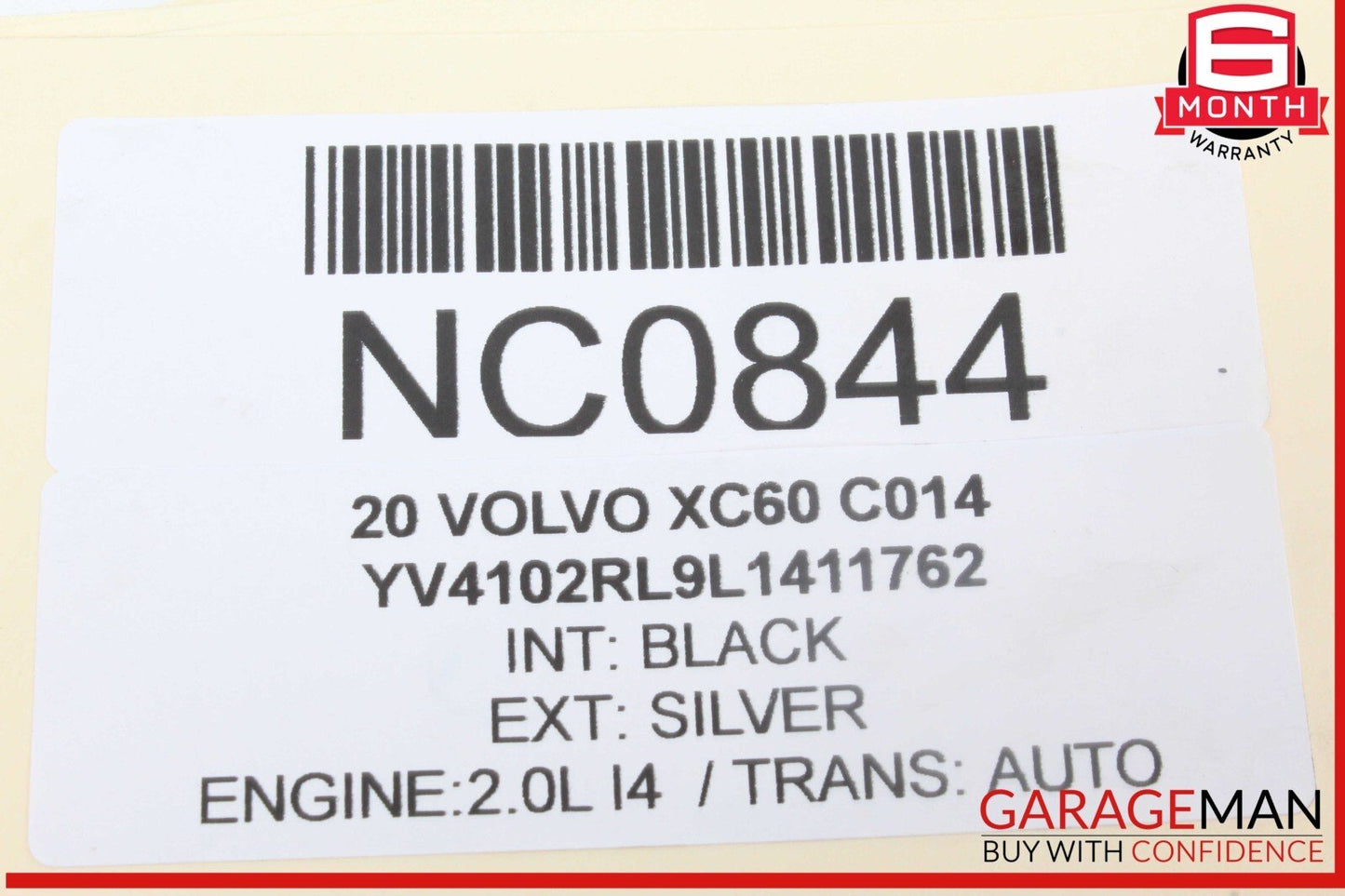 16-25 Volvo XC60 Rear Left Driver Side Window Regulator Motor 31674759 OEM