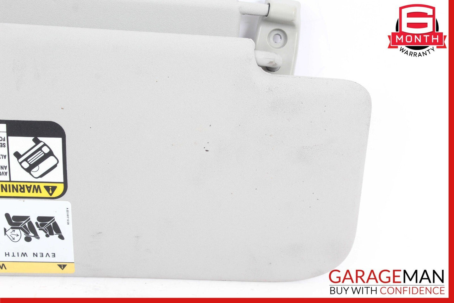 06-12 Mercedes X164 GL450 ML350 Front Left Side Sun Visor Sunvisor Cover Grey