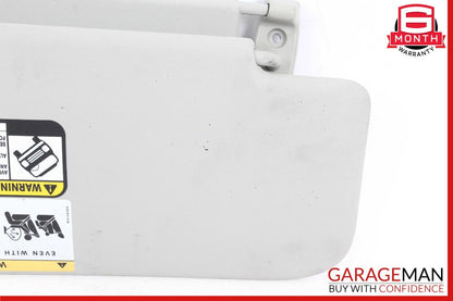 06-12 Mercedes X164 GL450 ML350 Front Left Side Sun Visor Sunvisor Cover Grey