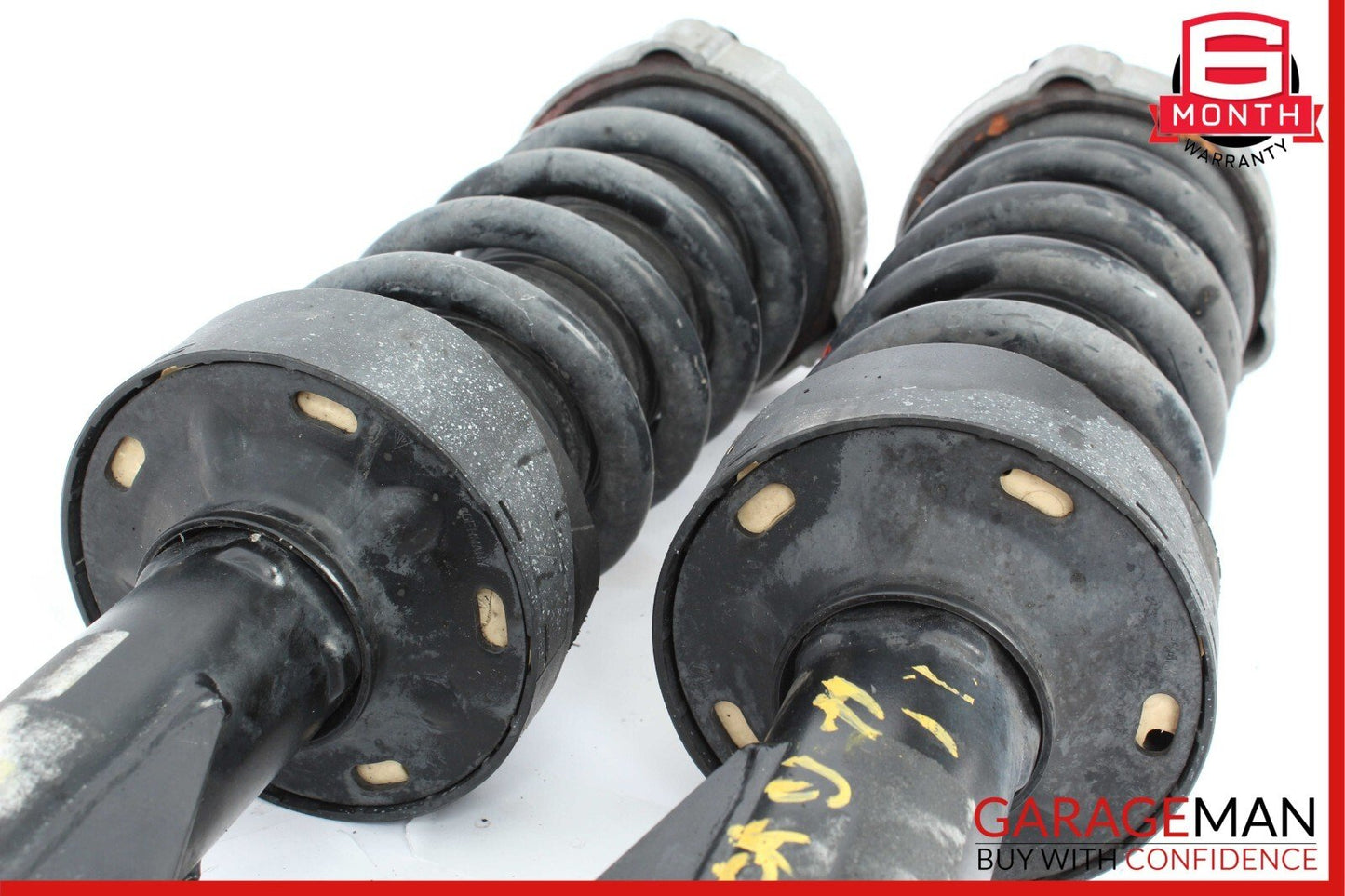 11-14 Porsche Cayenne 958 Front Right & Left Side Shock Absorber Spring Set of 2
