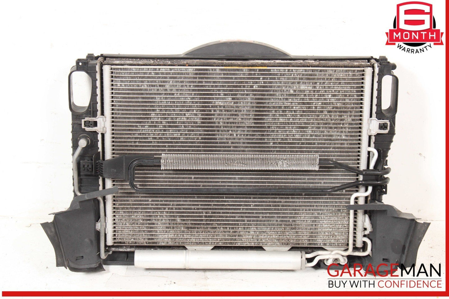 03-09 Mercedes W211 E350 Engine Motor Cooling Fan Radiator A/C Condenser Assy
