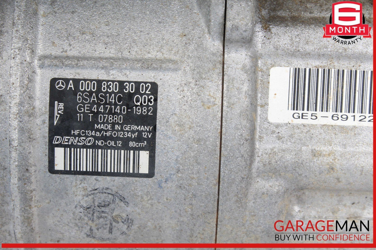 16-22 Mercedes W213 E300 AC A/C Air Conditioning Compressor 0008303002 OEM
