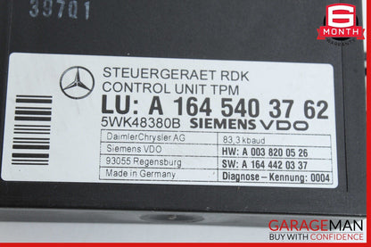 06-12 Mercedes W211 E350 SL550 CLS550 TPMS Tire Pressure Control 1645403762 OEM