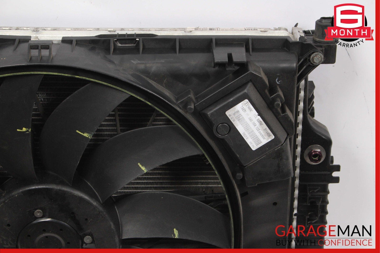 06-12 Mercedes X164 GL450 Cooling Radiator AC A/C Condenser Fan Motor Assembly