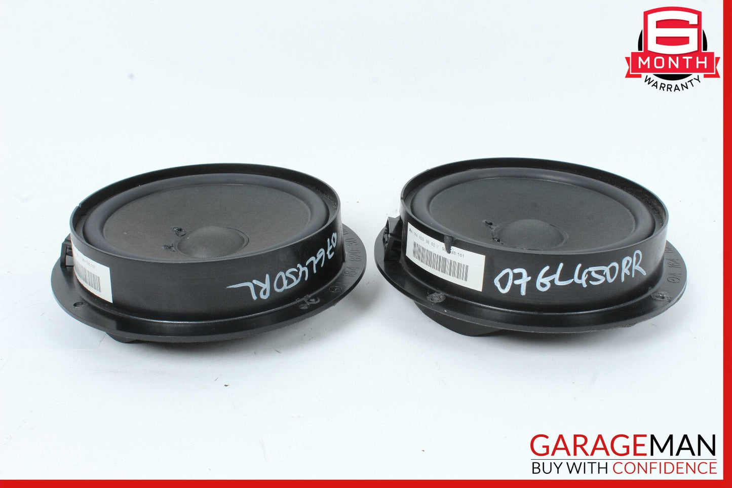06-12 Mercedes GL450 Left & Right Door Sound Audio Speakers Set of 2