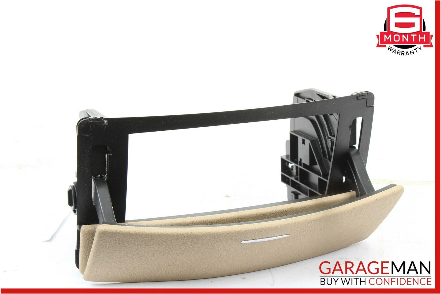 07-13 Mercedes W221 S450 S550 Center Console Dashboard CD Player Cover Brown