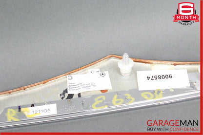 03-09 Mercedes W211 E63 Rear Left Door Trim Bezel Wood OEM