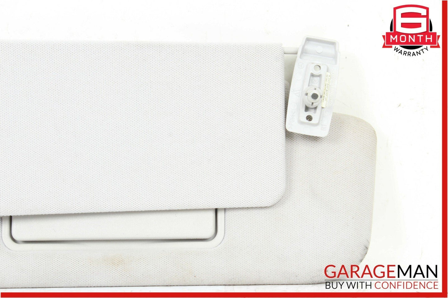 07-09 Mercedes W211 E350 E550 Front Right Sunvisor Sun Visor Shade Suede Gray