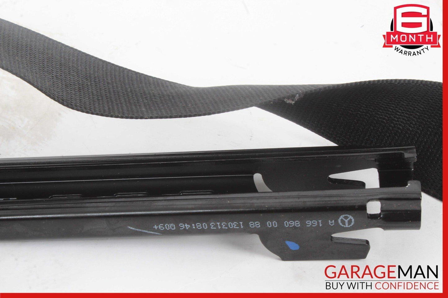 12-19 Mercedes X166 GL450 GLS550 Front Right Side Seat Belt Seatbelt Black OEM