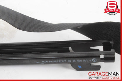 12-19 Mercedes X166 GL450 GLS550 Front Right Side Seat Belt Seatbelt Black OEM