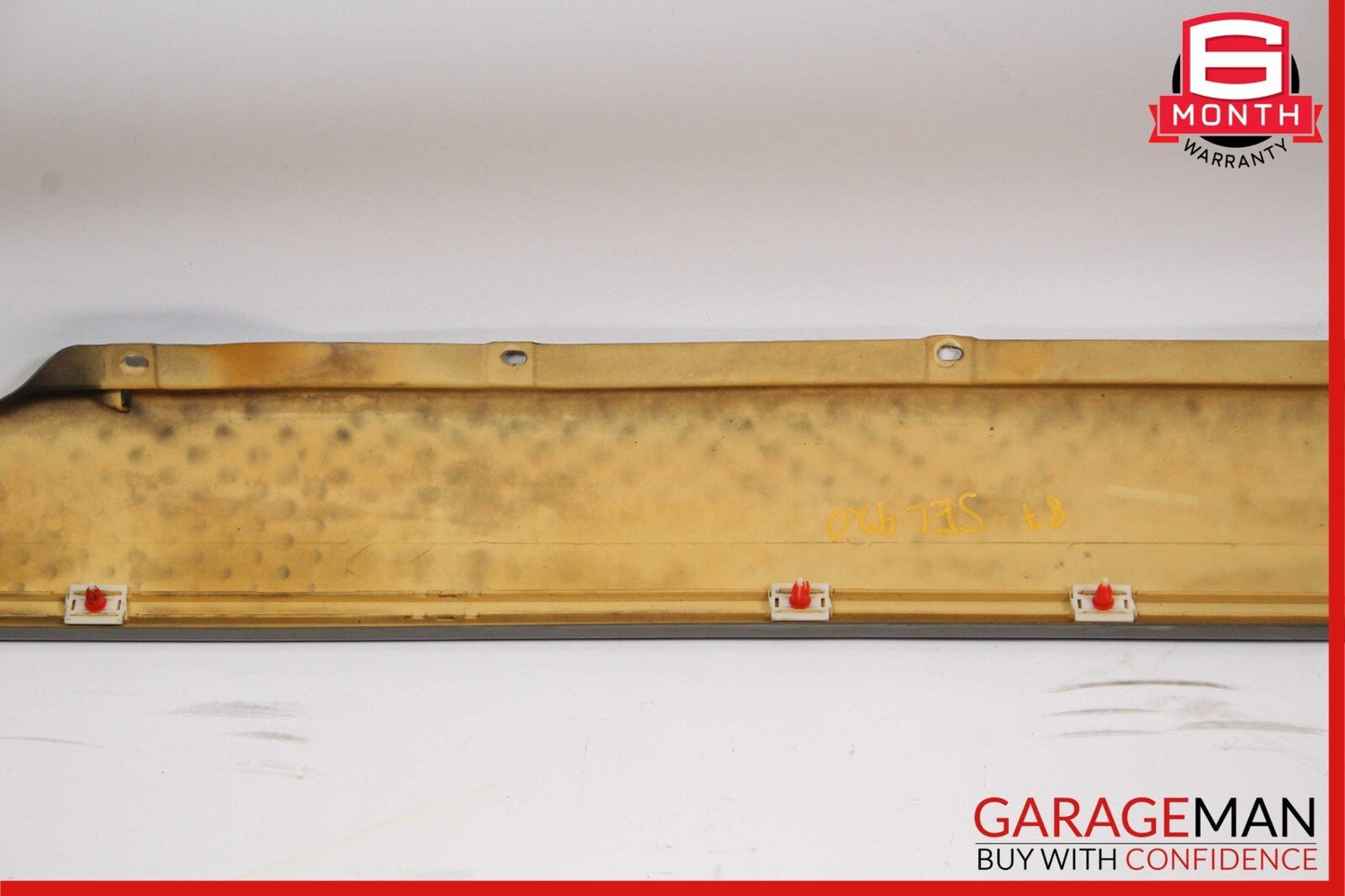 86-91 Mercedes W126 420SEL 560SEL Right Passenger Side Skirt Rocker Panel Silver