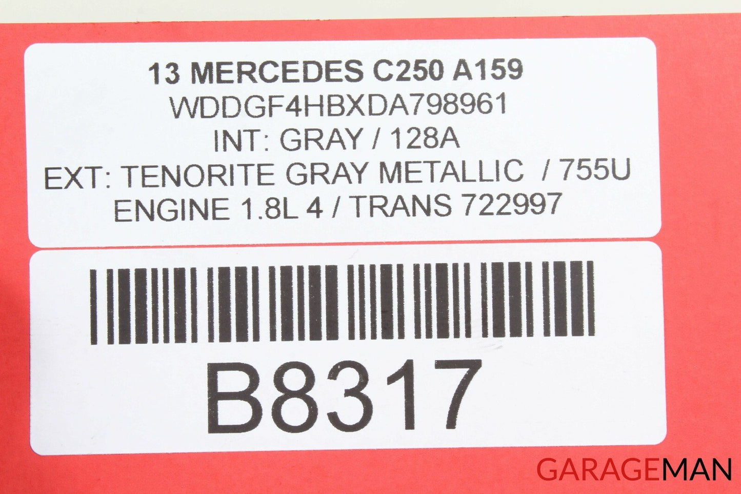 12-14 Mercedes W204 C250 CLS500 Sirius Satellite Radio Receiver Control Module