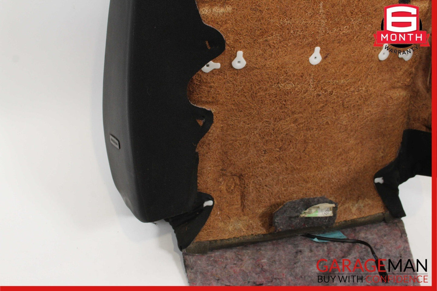 07-09 Mercedes W221 S450 S550 Front Left Side Top Upper Seat Cushion Cover Black