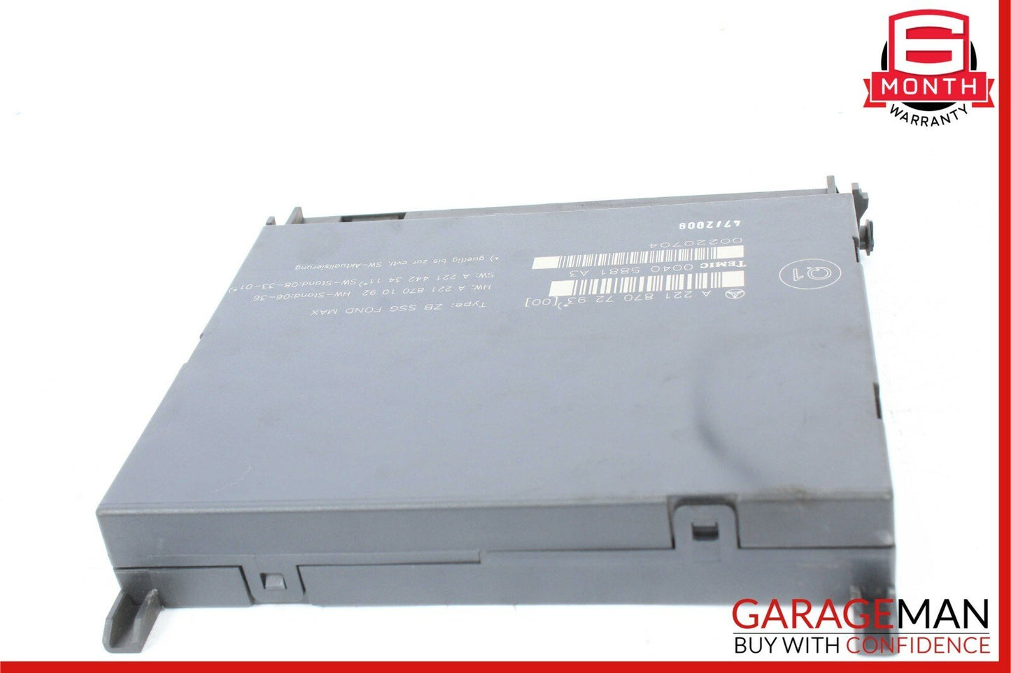 07-13 Mercedes W221 S550 S63 AMG Rear Seat Control Controller Module Unit OEM