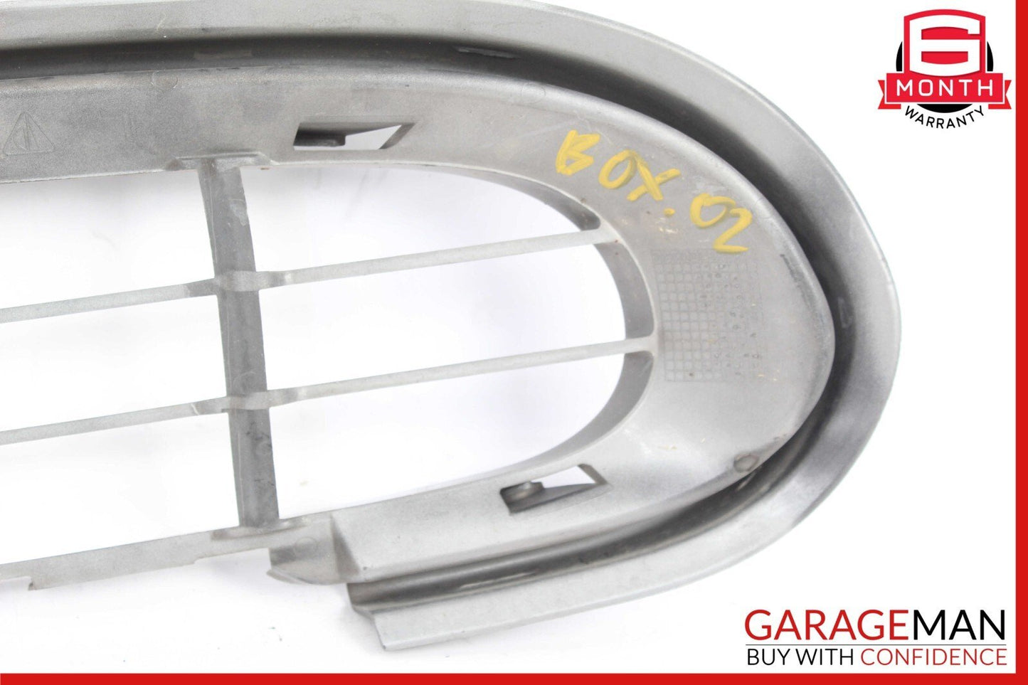 97-02 Porsche Boxster 986 Front Left Side Bumper Grille Mesh Cover Trim Silver