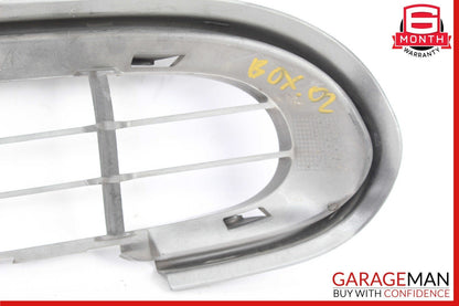 97-02 Porsche Boxster 986 Front Left Side Bumper Grille Mesh Cover Trim Silver