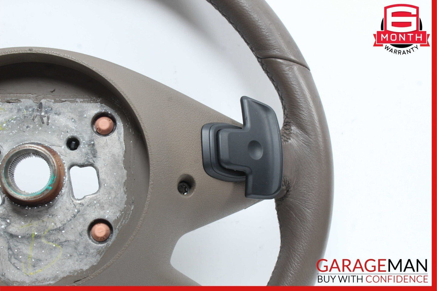 09-13 Mercedes X164 GL350 ML550 Driver Steering Wheel w/ Paddle Shifters Brown