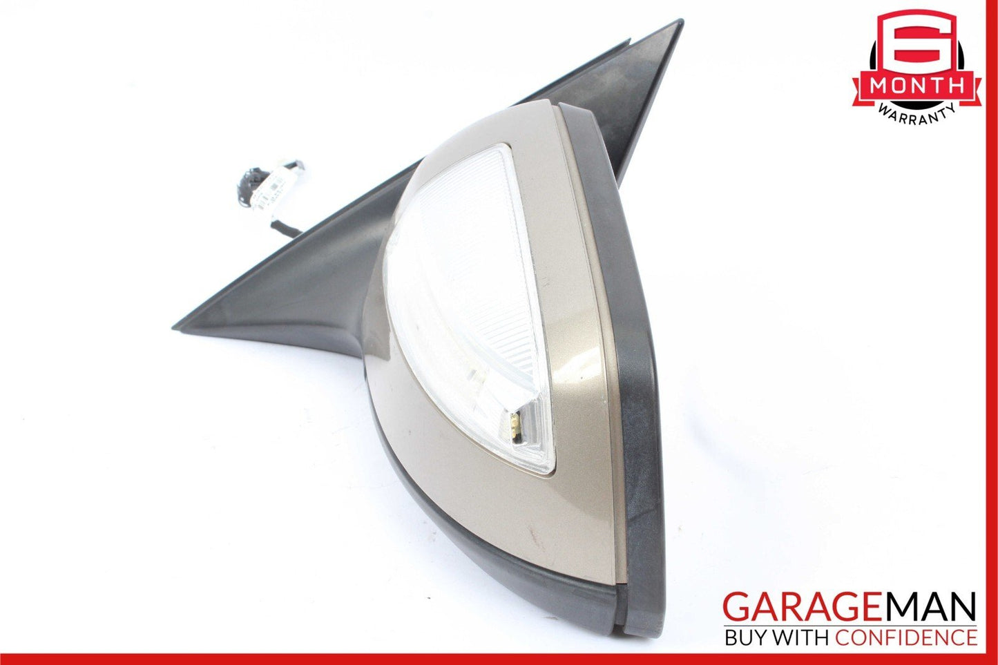 08-09 Mercedes W204 C280 C63 AMG Front Left Side Mirror Rear View Door Beige