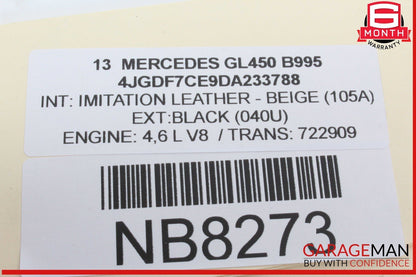 12-20 Mercedes X166 GL450 SLC300 SLK300 Keyless Go Entry Antenna 1668200075 OEM