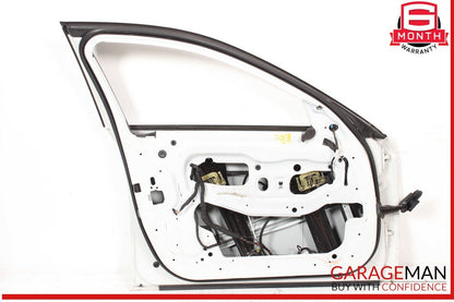 11-16 BMW 528i 535i 550i Front Left Driver Side Door Shell Panel White OEM