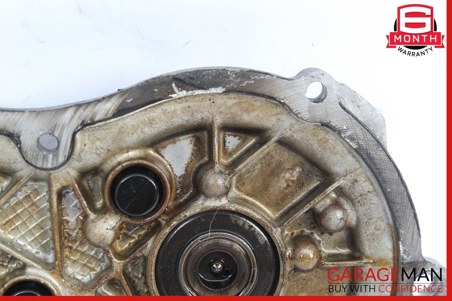05-13 Mercedes W211 E350 Front Left Side Engine Timing Chain Cover Plate OEM