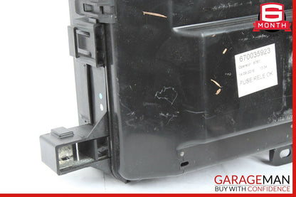 14-17 Maserati Ghibli Engine Fuse Box Junction Relay Box 670035923 OEM