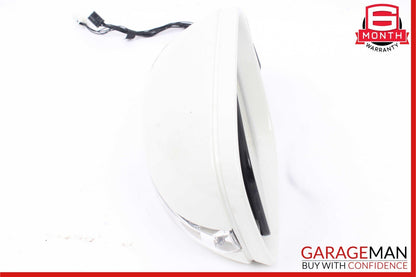 07-09 Mercedes W211 E350 Front Left Side Door Mirror Rear View Calcite White