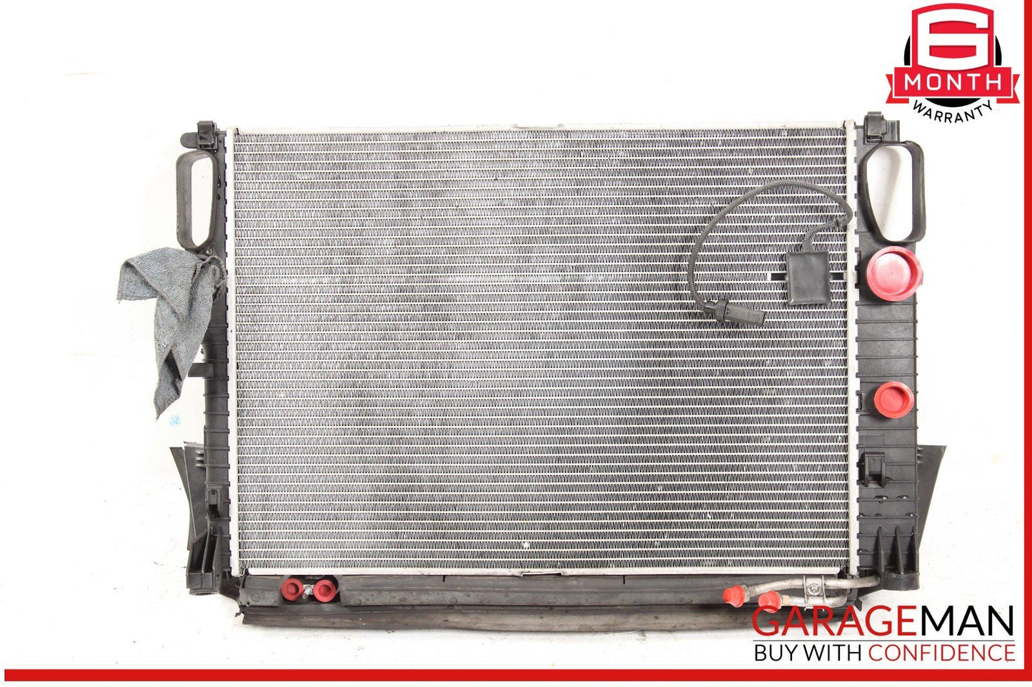 06-09 Mercedes W211 E350 Engine Water Cooling Radiator A/C Air AC Condenser OEM