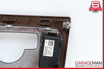 10-13 Mercedes W212 E400 E350 E550 Center Console Switch Trim Bezel Wood OEM
