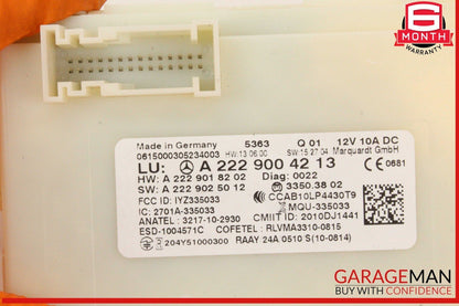 14-19 Mercedes W205 C300 S550 GLC350 Keyless Go Entry Control Module Unit OEM