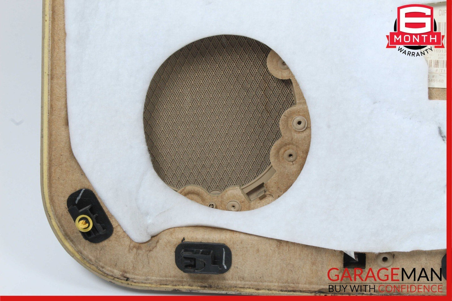 07-12 Mercedes X164 GL450 ML550 Rear Left Complete Interior Door Panel Brown OEM