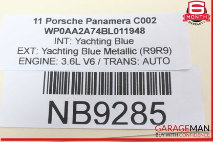 10-16 Porsche Panamera 970 Rear Right / Left Side Upper Control Arm OEM