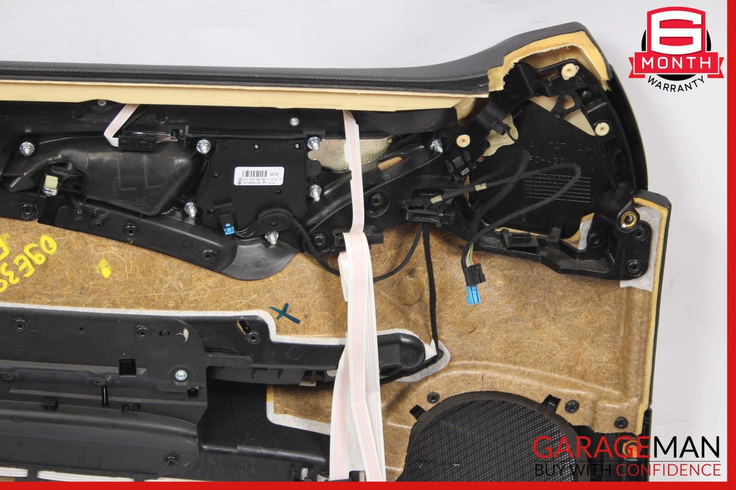 07-09 Mercedes W211 E350 Interior Door Panel Front Right Side Black OEM