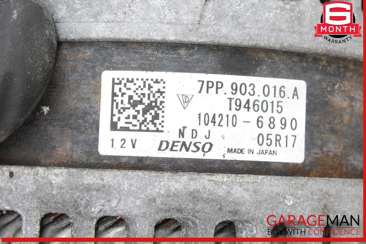 15-18 Porsche Cayenne 958 Generator Alternator 7PP903016A OEM