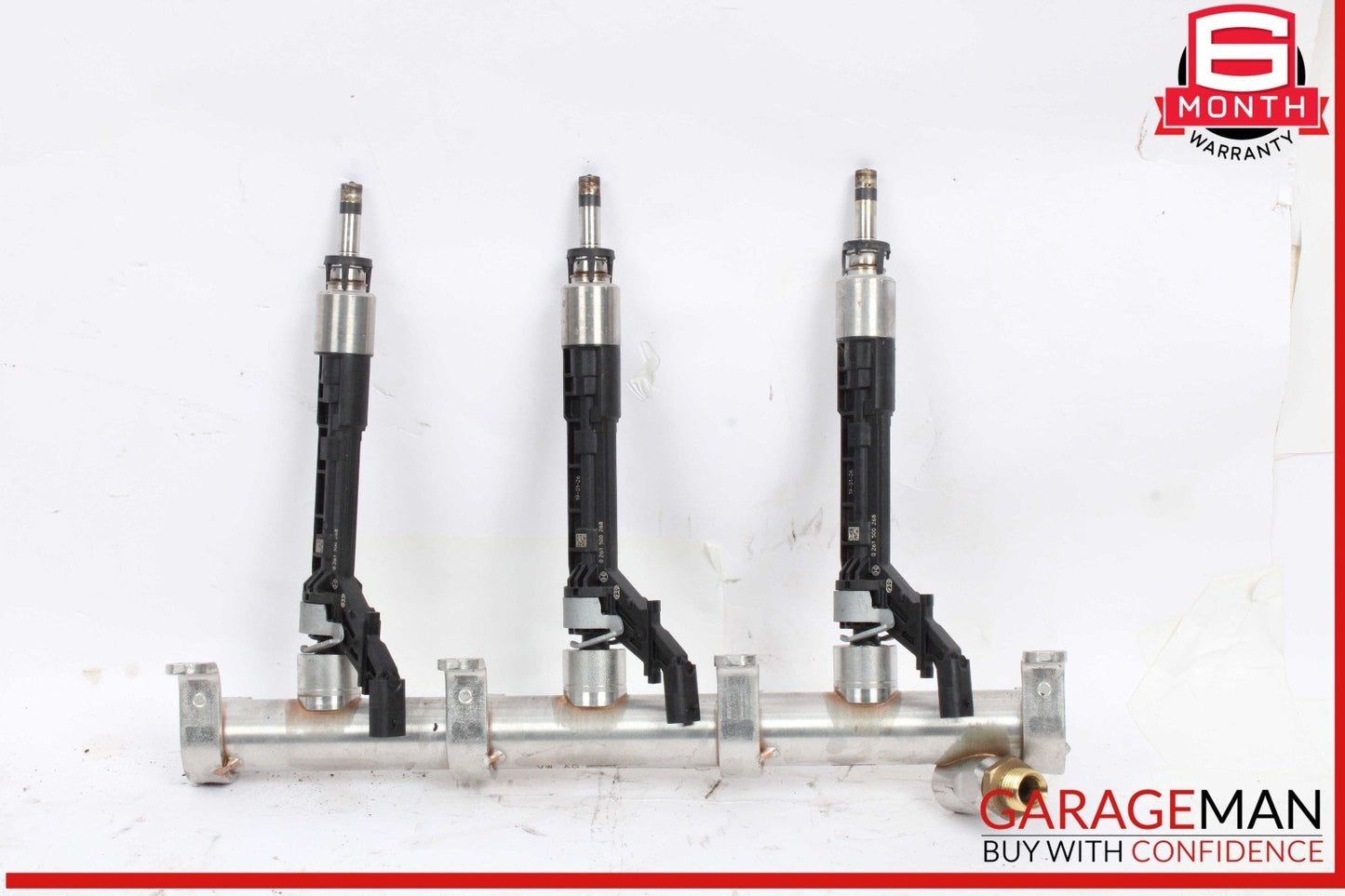 18-24 Audi S5 A5 A4 S4 SQ5 Left Driver Side Fuel Rail w/ Injectors OEM