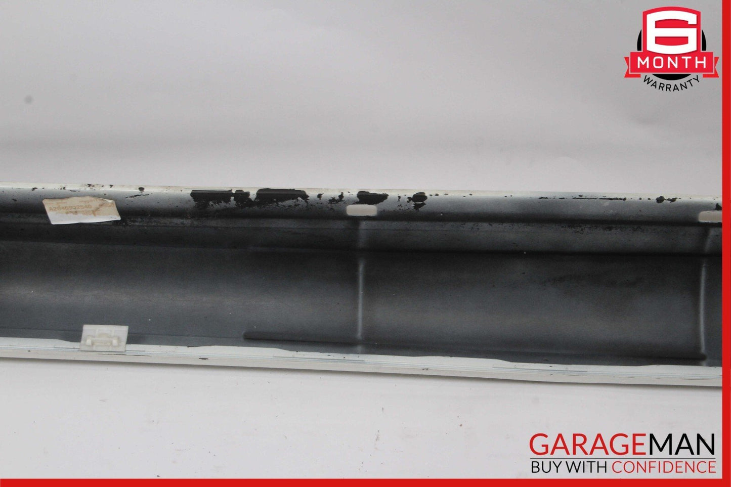 12-14 Mercedes W204 C250 Coupe Sport Left Side Skirt Rocker Moulding Polar White