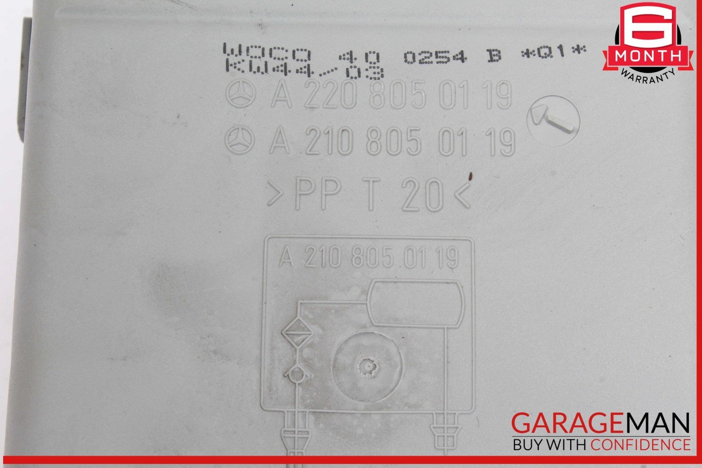 00-12 Mercedes R230 SL500 CL600 S430 Rear Seat Vacuum Pump Reservoir Tank OEM
