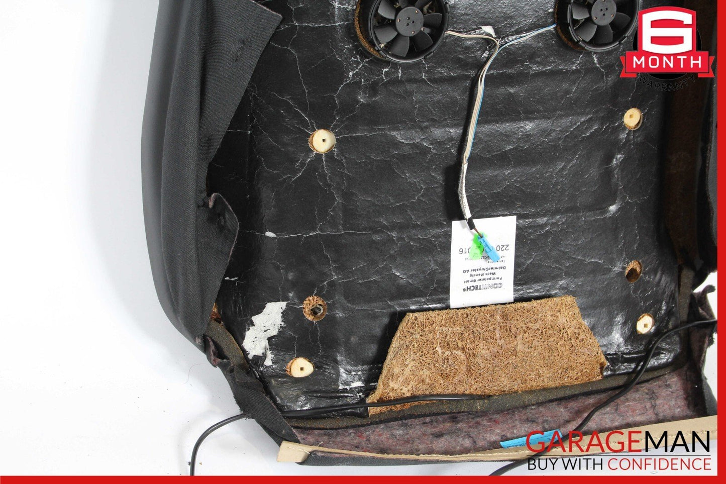 03-06 Mercedes W220 S600 Front Left or Right Top Upper Seat Cushion Black OEM