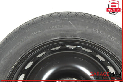 10-17 Mercedes W207 E350 C250 Coupe Donut Spare Tire Wheel Rim 135 80 17" OEM