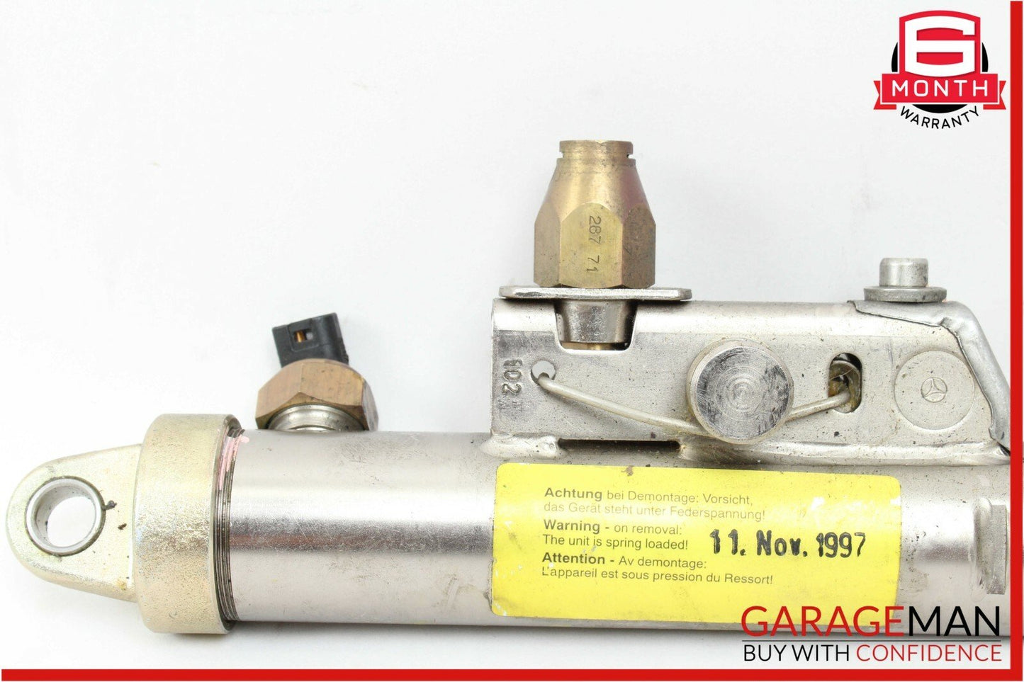 90-02 Mercedes R129 500SL SL500 Left Driver Side Roll Bar Hydraulic Cylinder