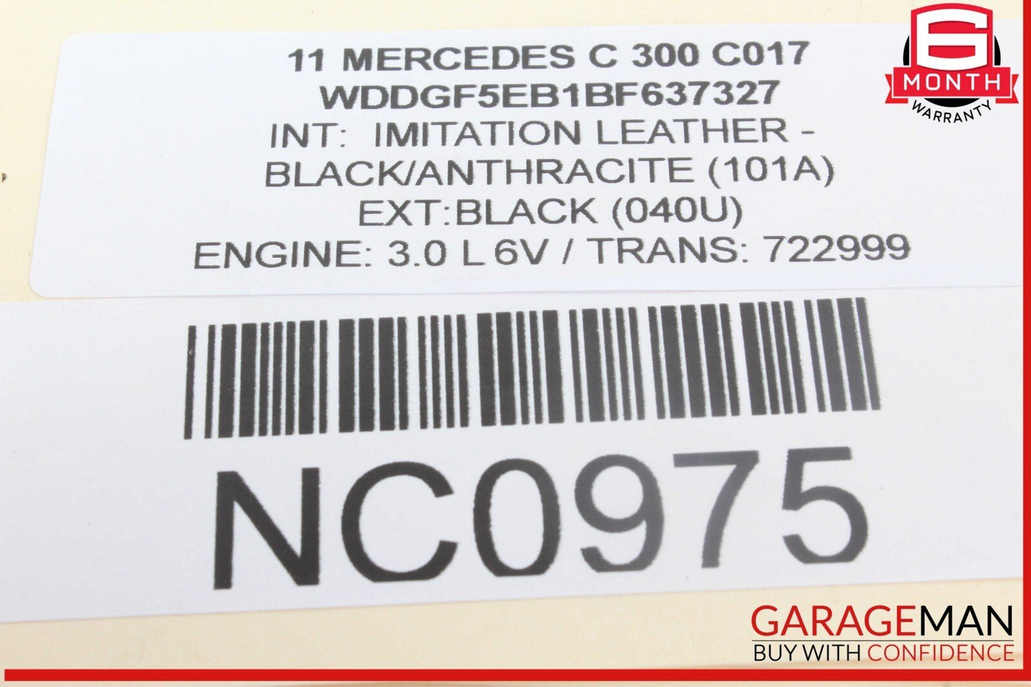 06-12 Mercedes W204 C300 CL550 E350 Front Right Side Bumper Fog Light Lamp OEM