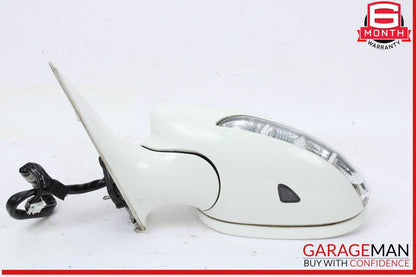 07-09 Mercedes W221 S550 S600 Front Left Side Door Rear View Mirror White OEM