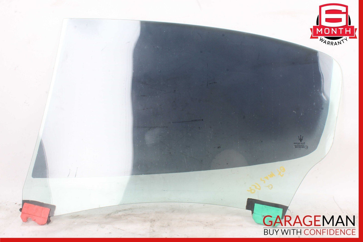 03-13 Maserati Quattroporte M139 Rear Right Side Door Window Glass OEM