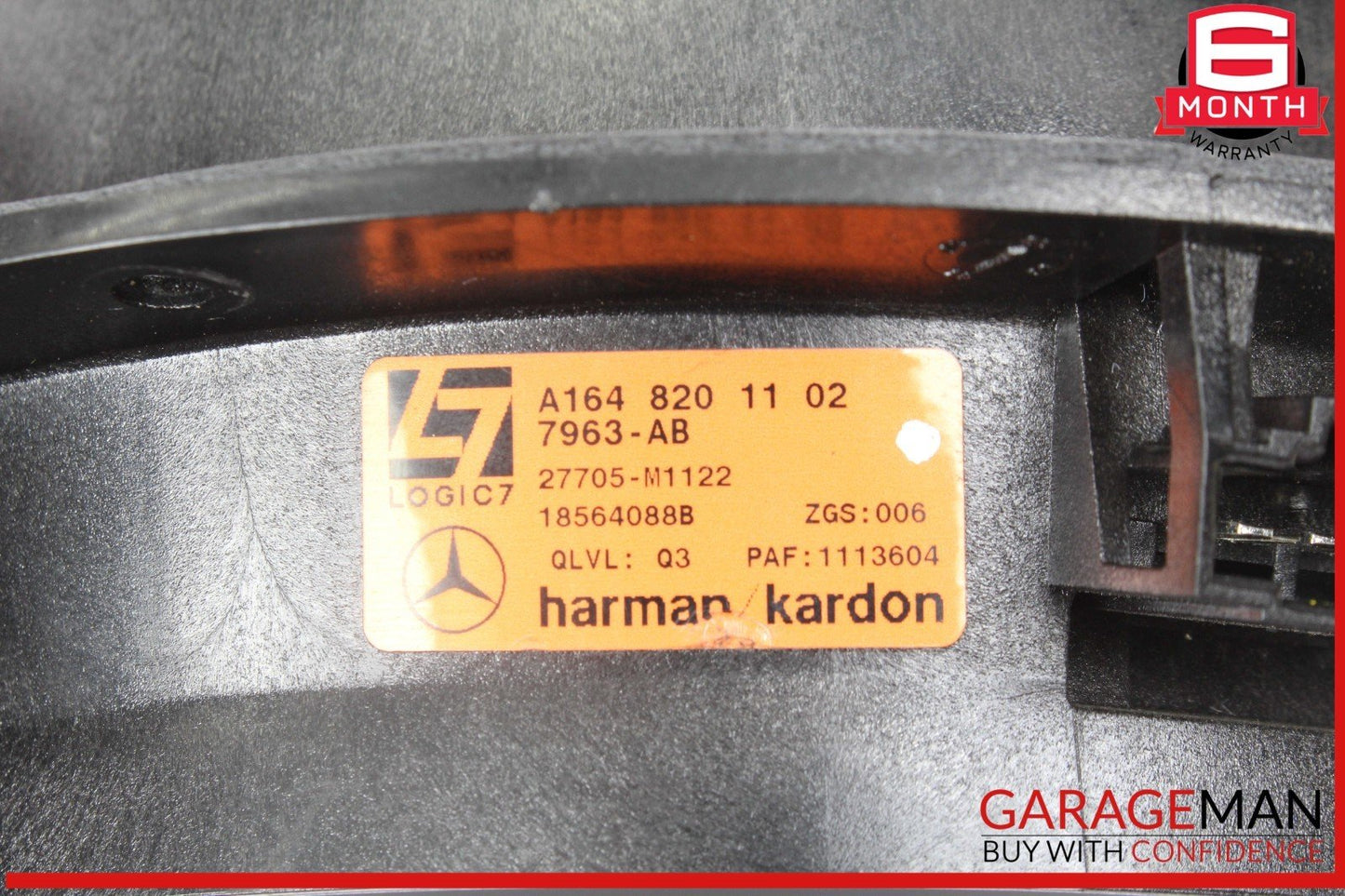 06-13 Mercedes W164 ML500 Rear Left or Right Side Door Audio Speaker 1648201102
