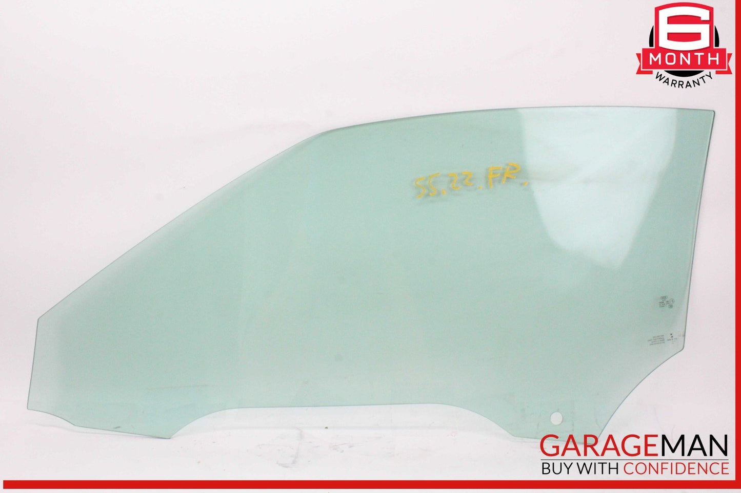 18-23 Audi S5 Front Right Passenger Side Door Window Glass OEM