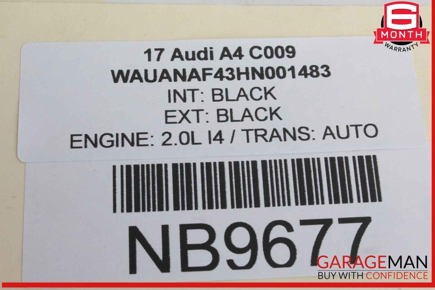 17-24 Audi A4 Front Left Driver Side Door Memory Seat Switch 8W0959769 OEM