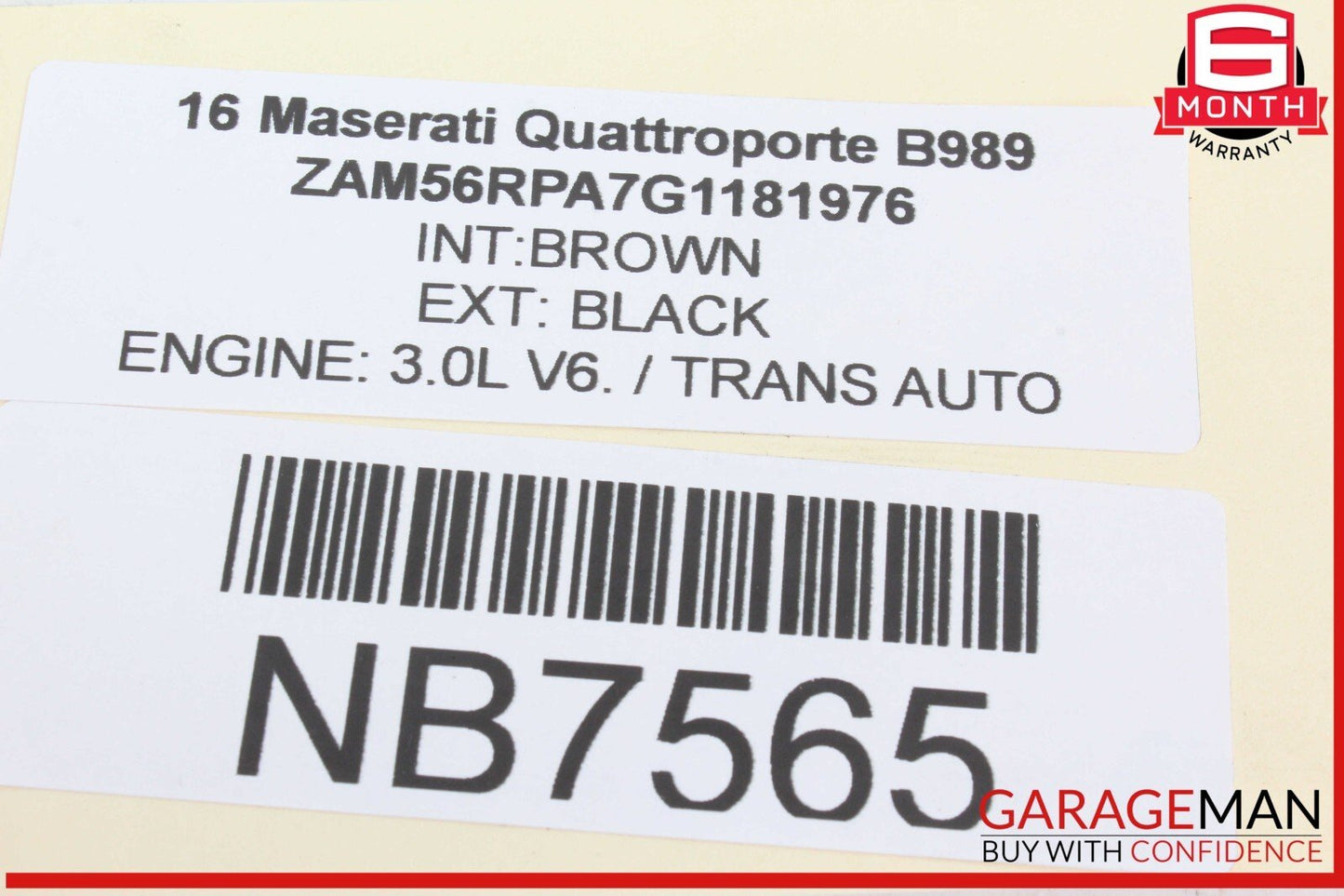 14-18 Maserati Quattroporte Rear Right Passenger Side Door Lock Latch Actuator