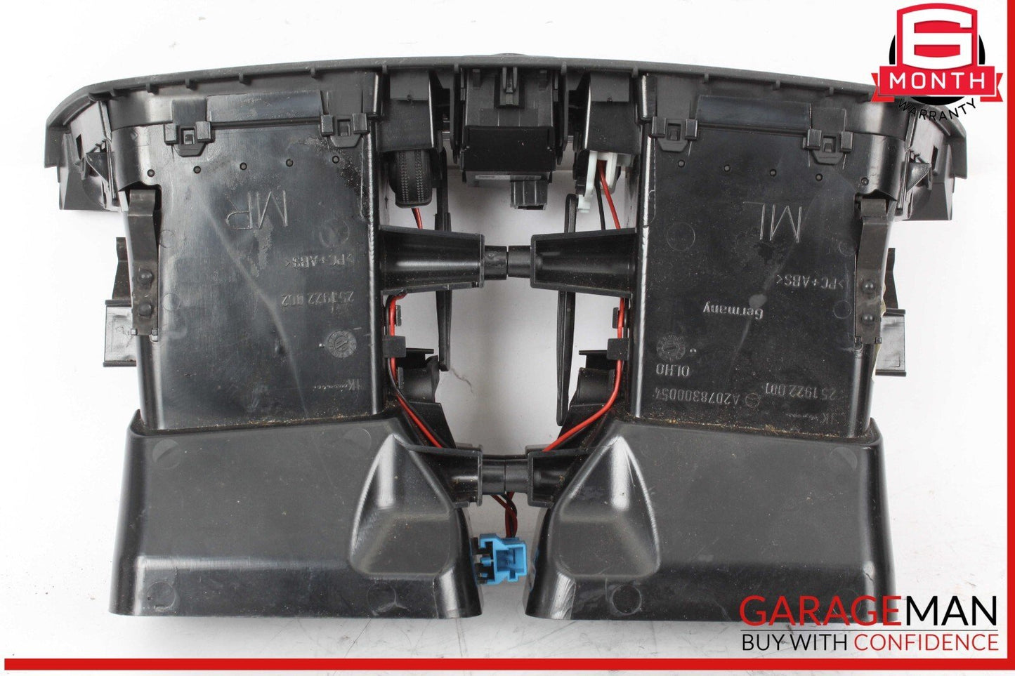 10-13 Mercedes W207 E350 Center Dash Hazard Light A/C AC Air Vent Trim Grille