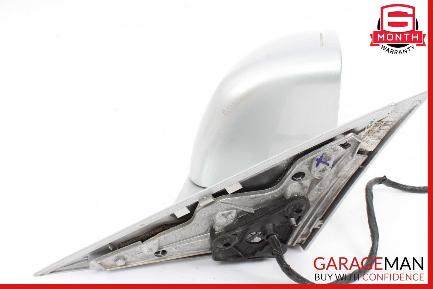10-13 Mercedes W221 S500 S63 AMG Front Right Side Rear View Door Mirror Silver